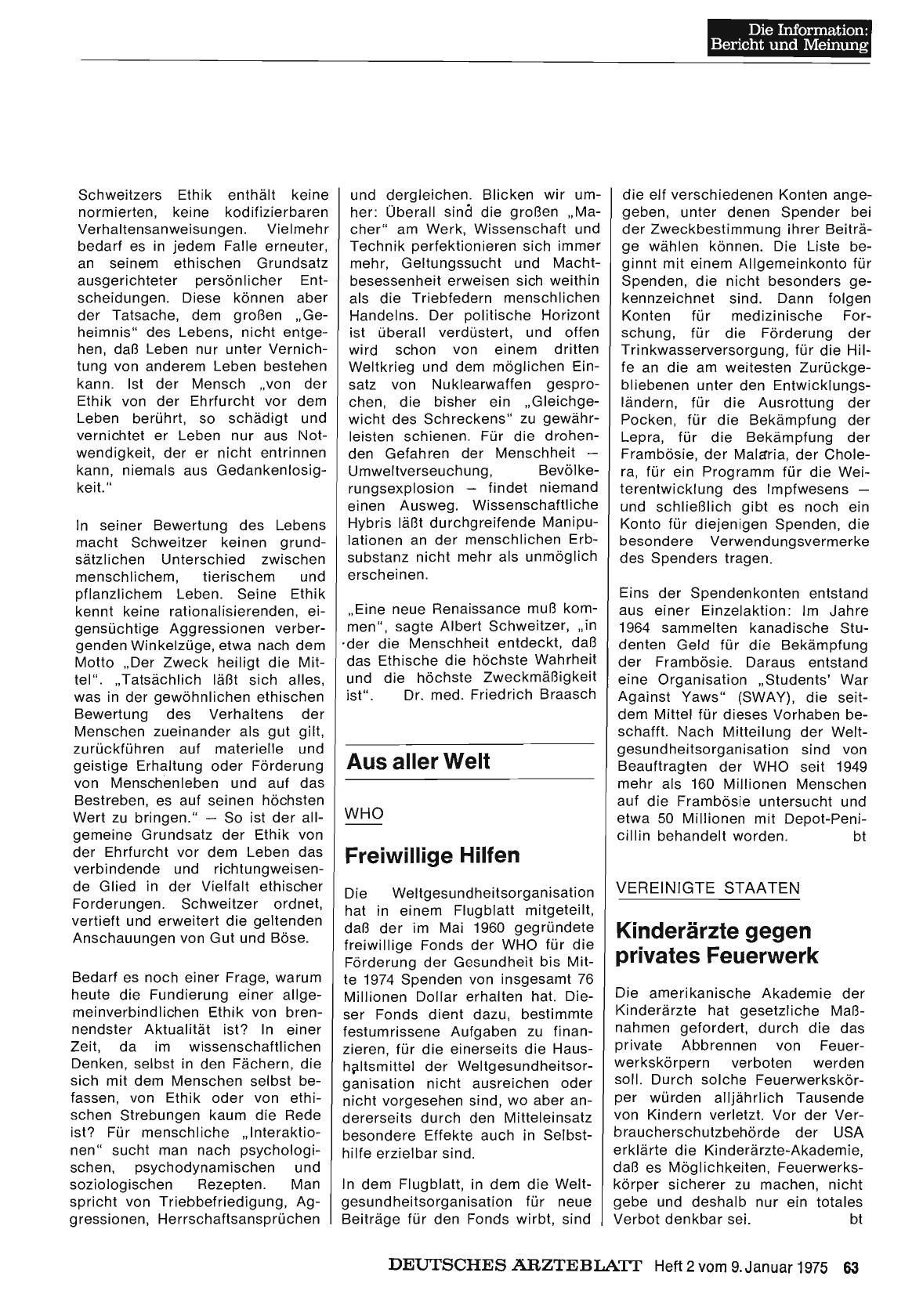 Vorschauseite 1: WHO: Freiwillige Hilfen