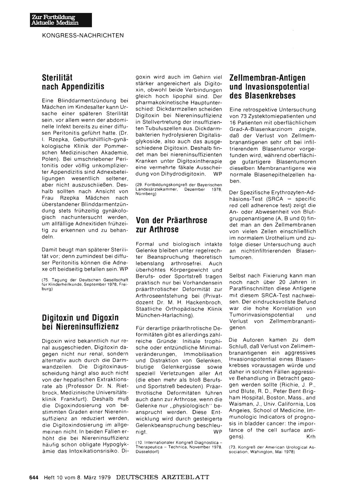 Vorschauseite 1: Digitoxin und Digoxin bei Niereninsuffizienz