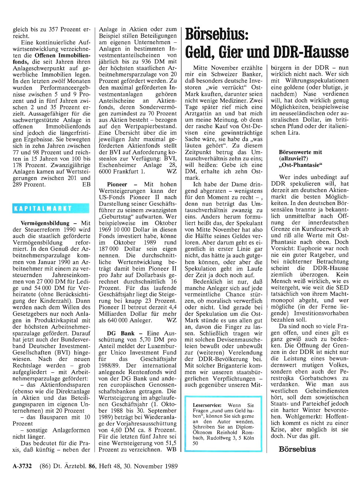 Vorschauseite 1: KAPITALMARKT: Vermögensbildung