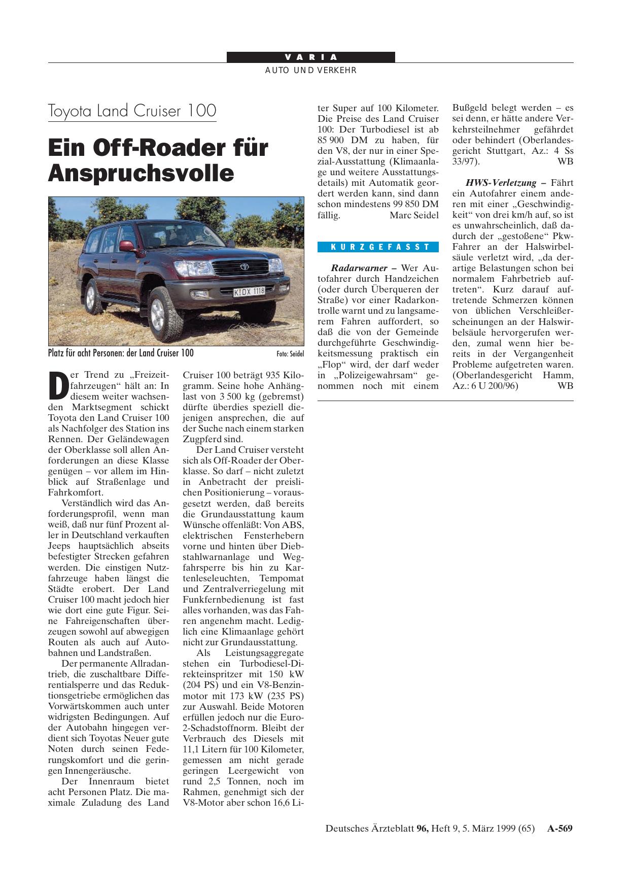 Vorschauseite 1: HWS-Verletzung
