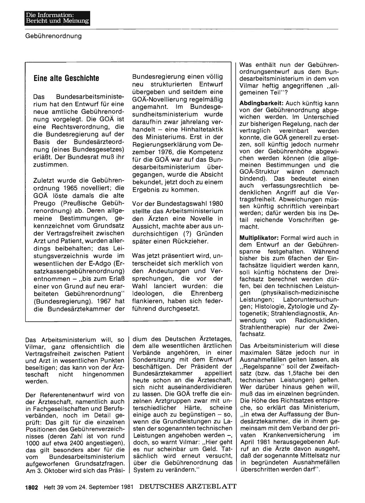 Vorschauseite 1: Eine alte Geschichte