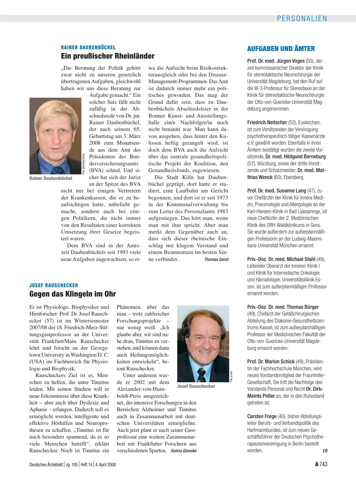 Vorschauseite 1: Ausschreibungen