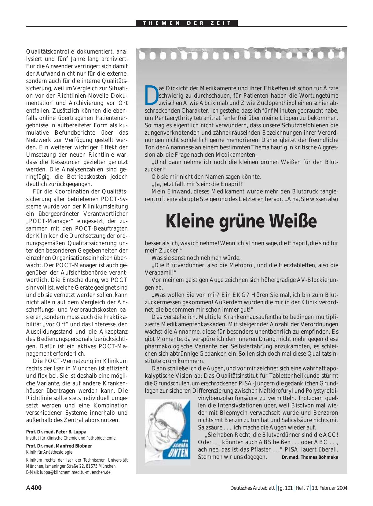 Vorschauseite 1: Kleine grüne Weiße