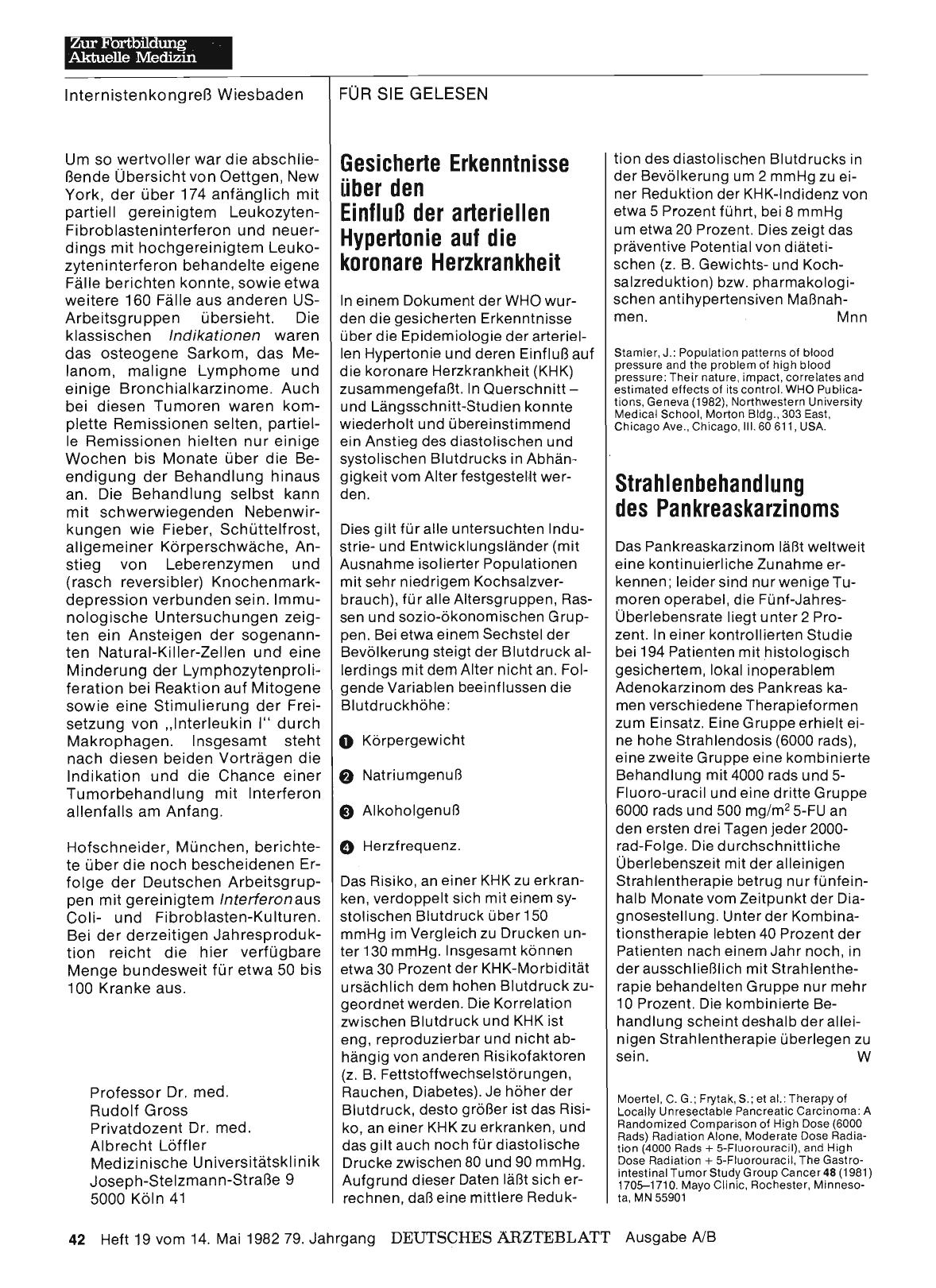 Vorschauseite 1: Gesicherte Erkenntnisse über den Einfluß der arteriellen Hypertonie auf die koronare Herzkrankheit