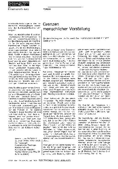 Vorschauseite 1: Grenzen menschlicher Vorstellung