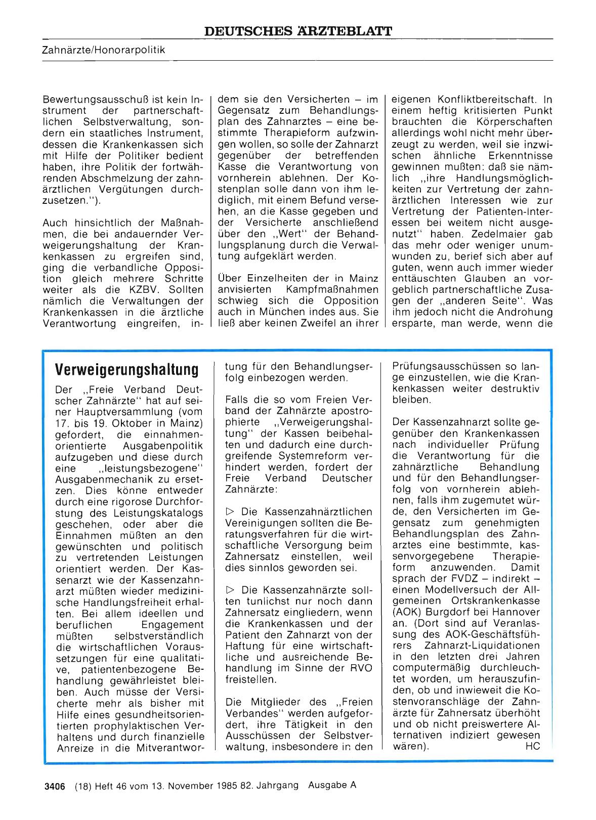 Vorschauseite 1: Verweigerungshaltung