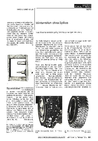Vorschauseite 1: Winterreifen ohne Spikes