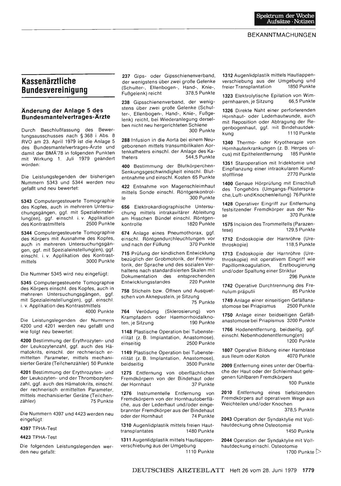 Vorschauseite 1: Kassenärztliche Bundesvereinigung