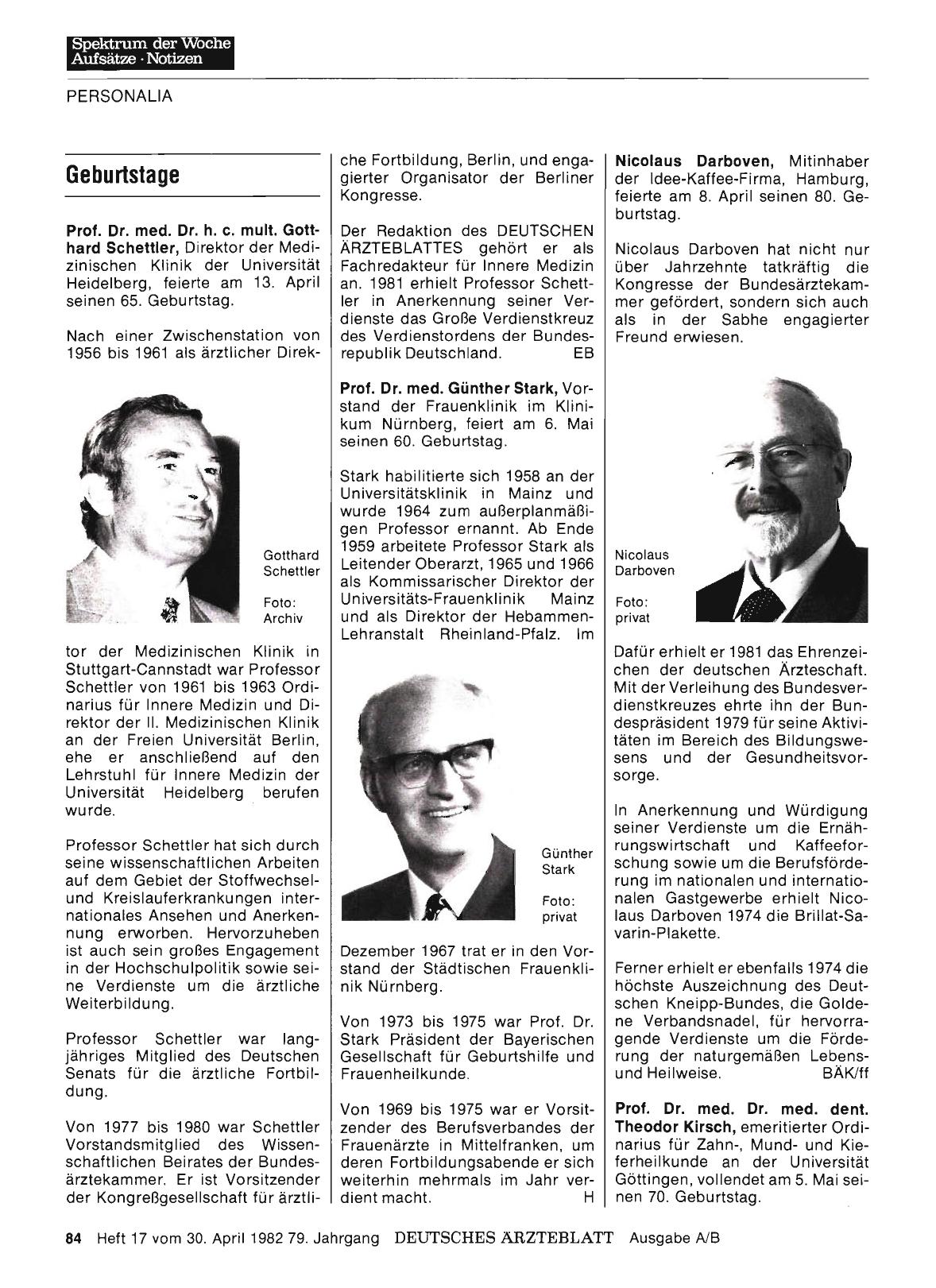 Vorschauseite 1: Geburtstage