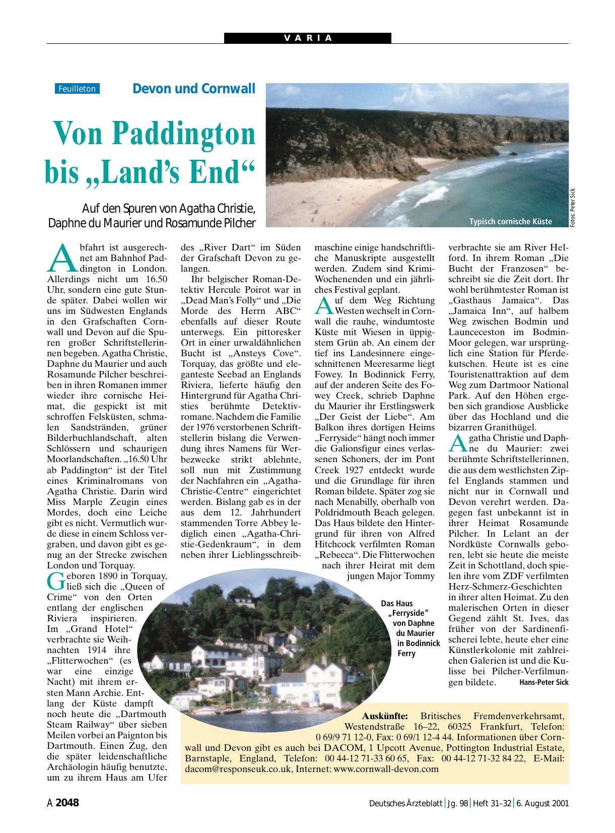 Vorschauseite 1: Devon und Cornwall: Von Paddington bis „Land’s End“
