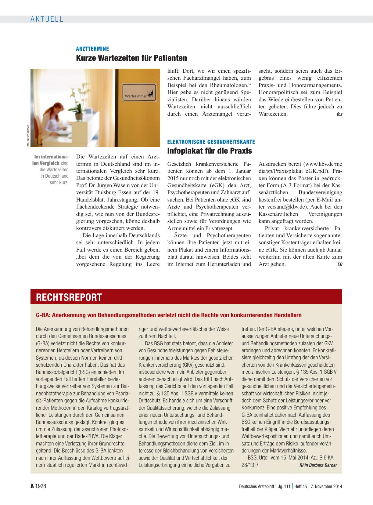 Vorschauseite 1: Elektronische Gesundheitskarte: Infoplakat für die Praxis