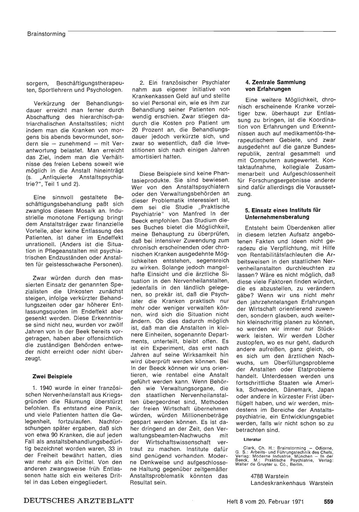 Vorschauseite 1: Umweltschutz, ein Bestandteil der Gesundheitspolitik