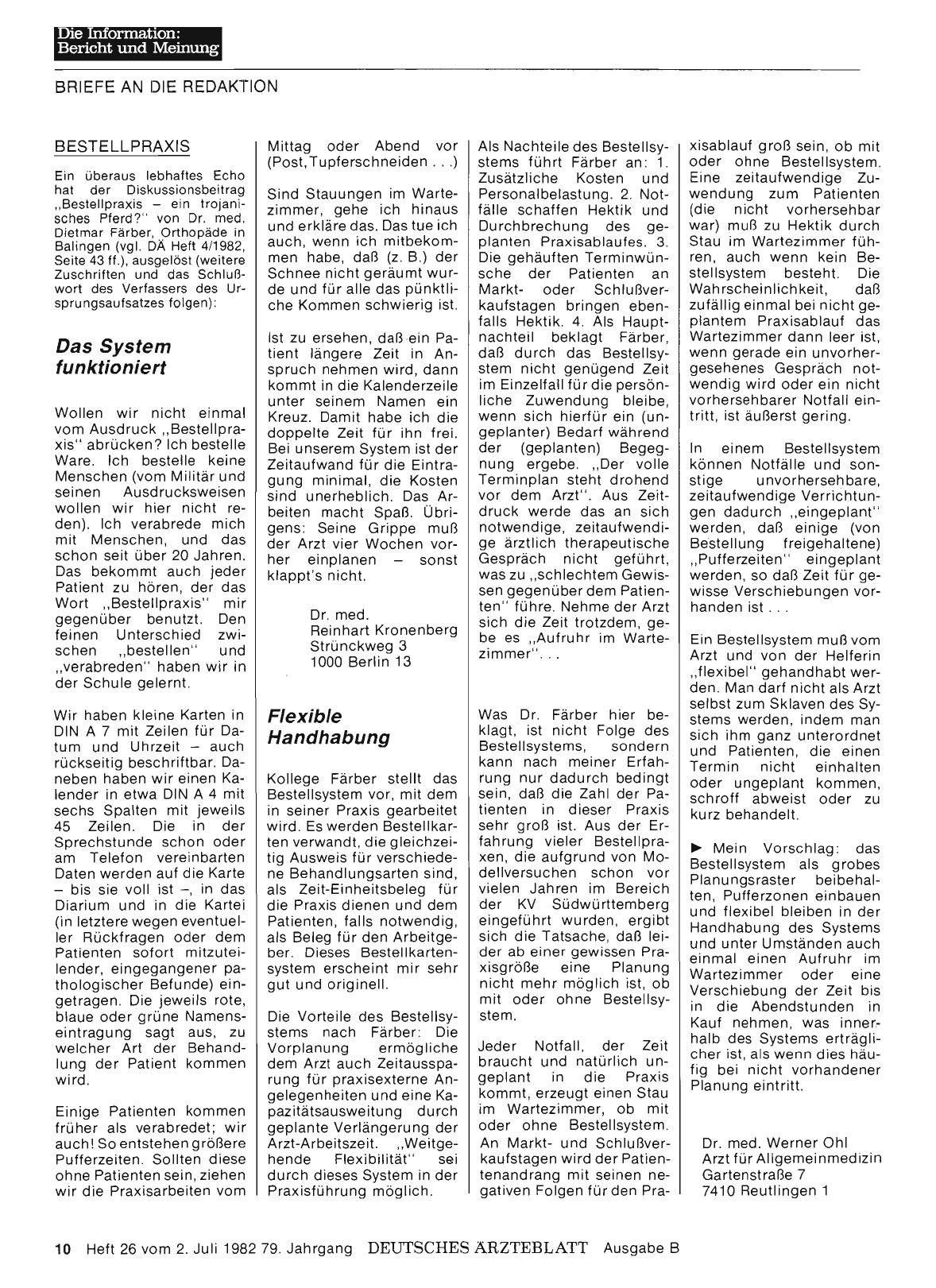 Vorschauseite 1: BESTELLPRAXIS: Das System funktioniert