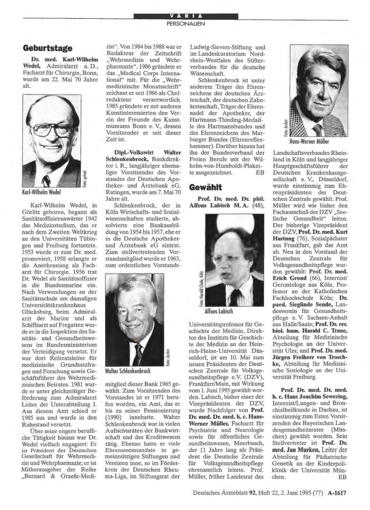 Vorschauseite 1: Geburtstage