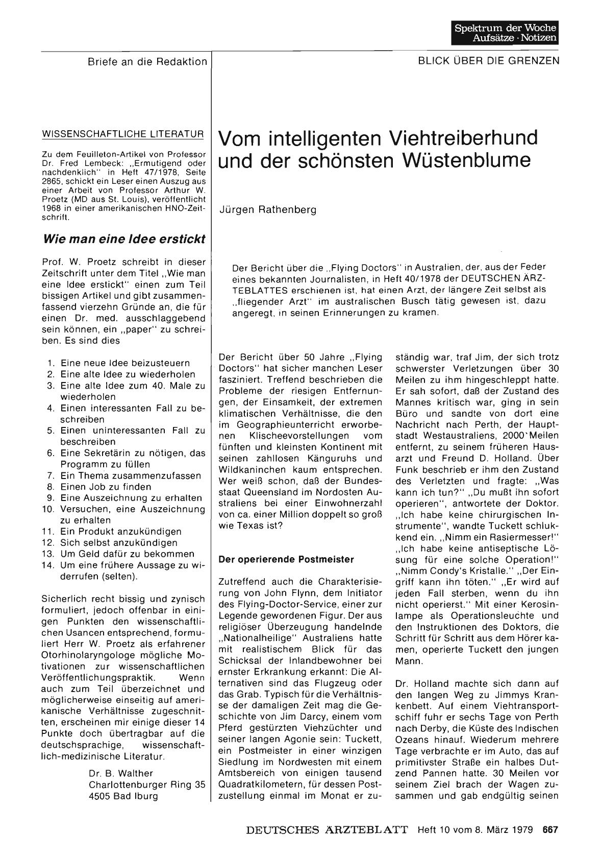 Vorschauseite 1: WISSENSCHAFTLICHE LITERATUR: Wie man eine Idee erstickt
