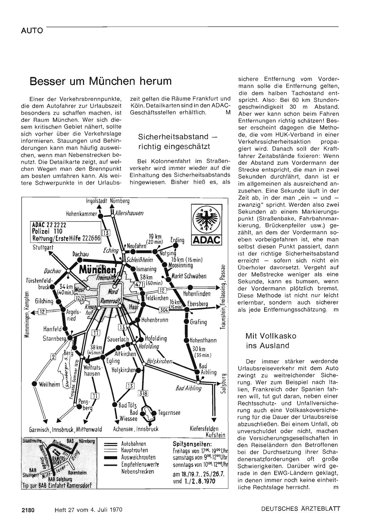 Vorschauseite 1: Mit Vollkasko ins Ausland