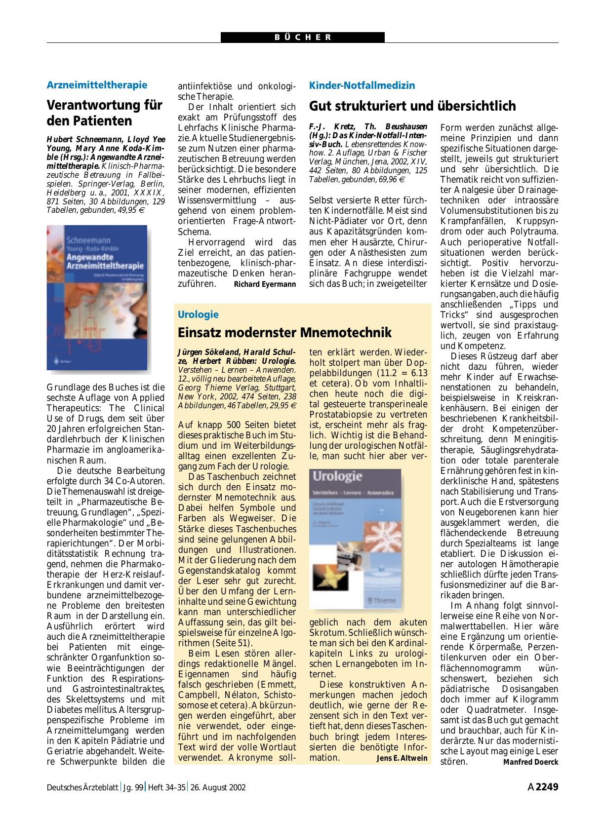 Vorschauseite 1: Urologie
