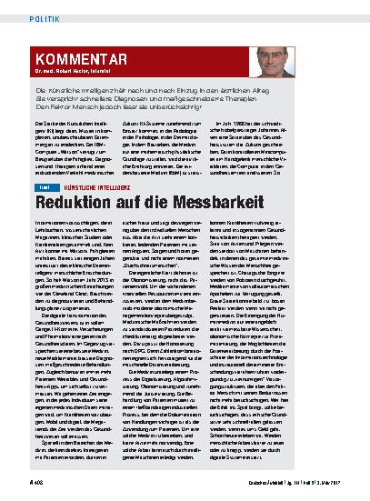 Vorschauseite 1: Künstliche Intelligenz: Reduktion auf die Messbarkeit