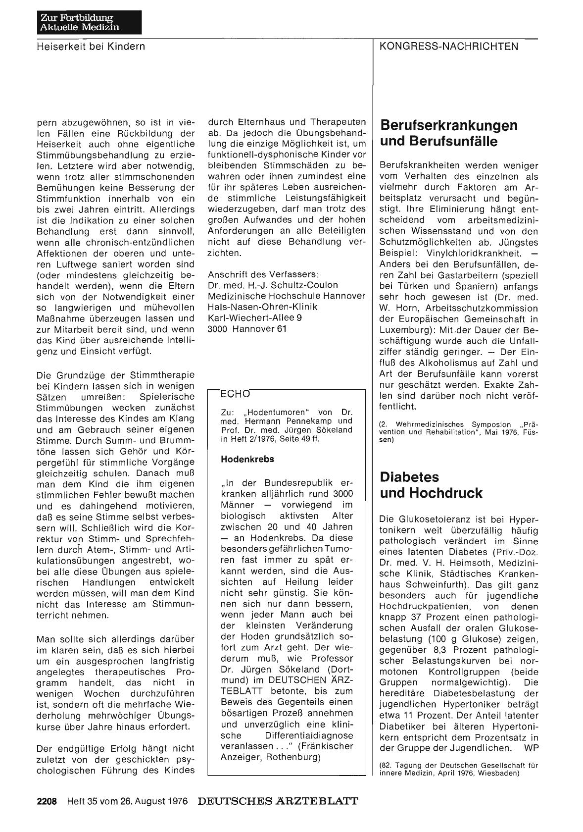 Vorschauseite 1: Berufserkrankungen und Berufsunfälle