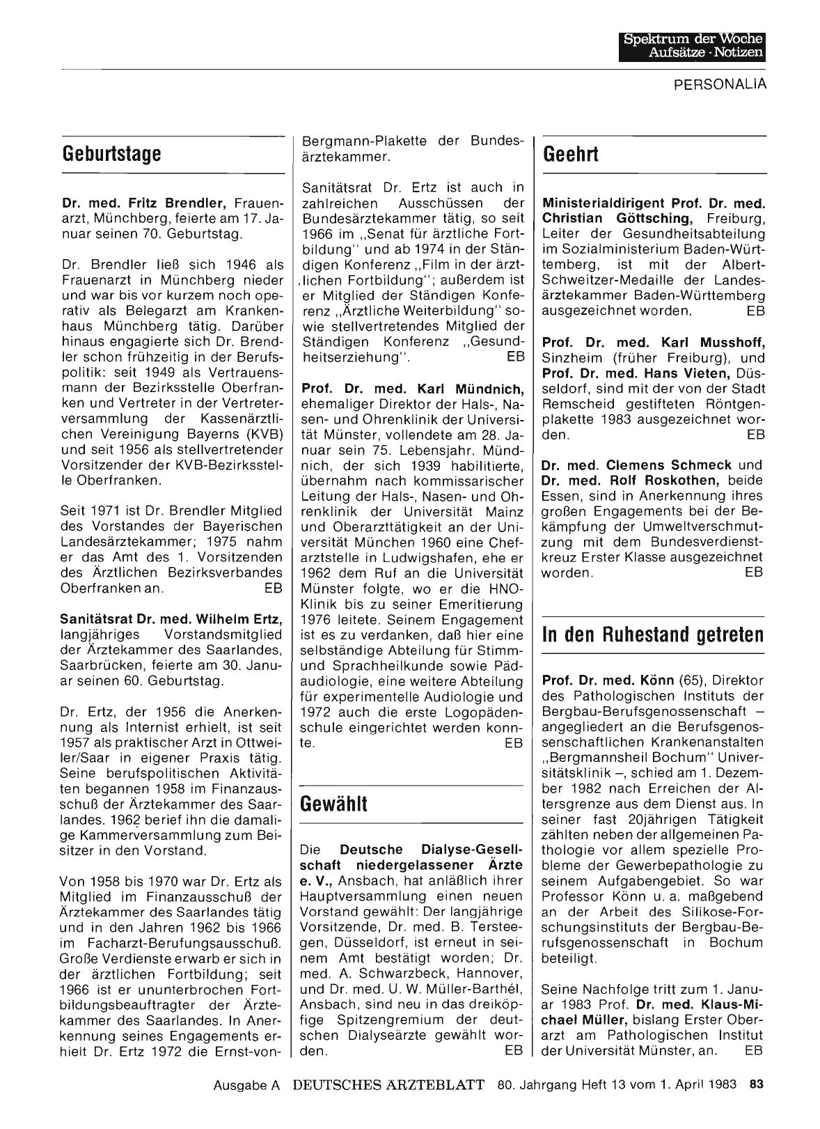 Vorschauseite 1: Geburtstage