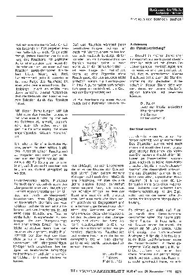 Vorschauseite 1: Arzt sein und dennoch rauchen? : Aktivierung der Standesvertretung?