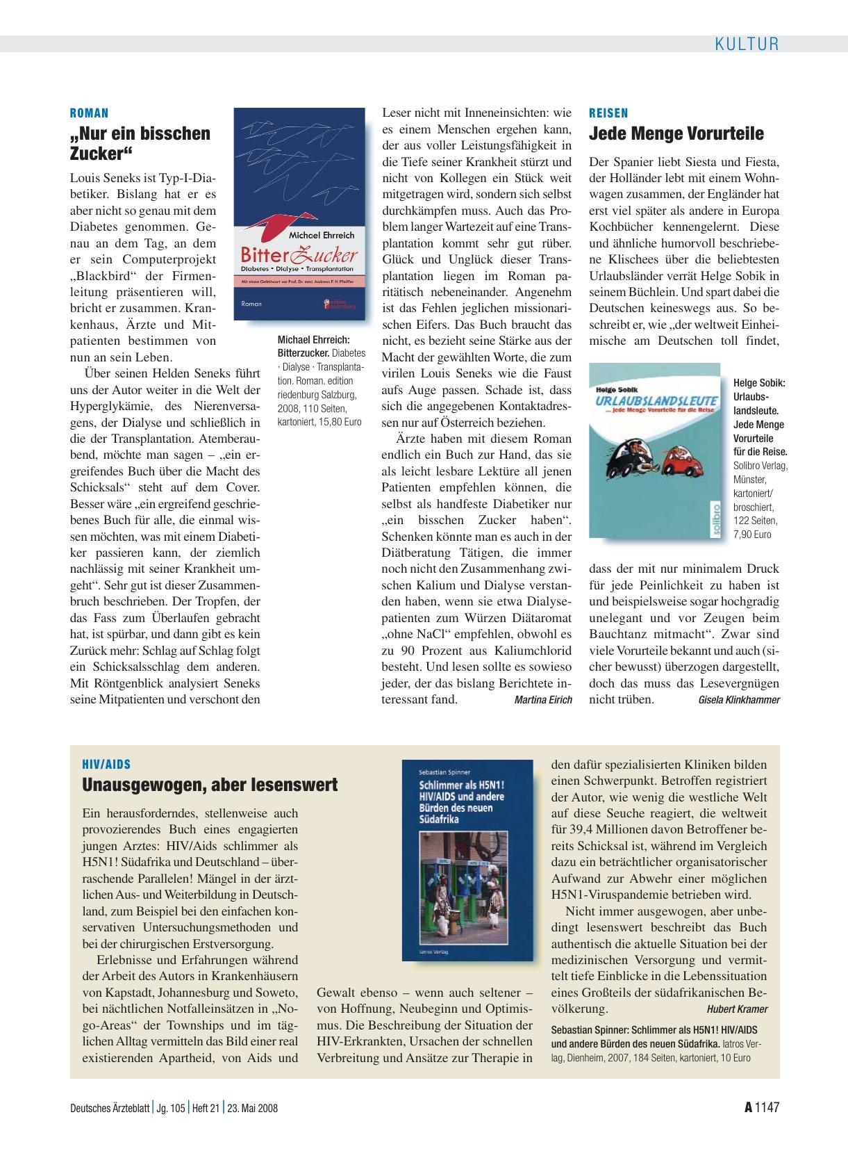 Vorschauseite 1: Reisen: Jede Menge Vorurteile