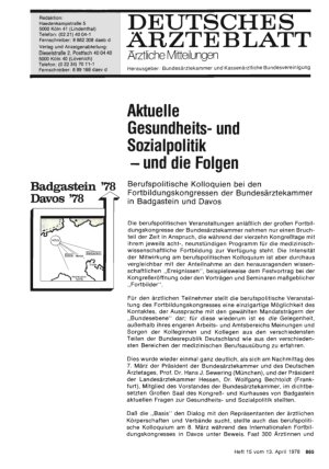 Vorschauseite 1: Aktuelle Gesundheitsund Sozialpolitik — und die Folgen