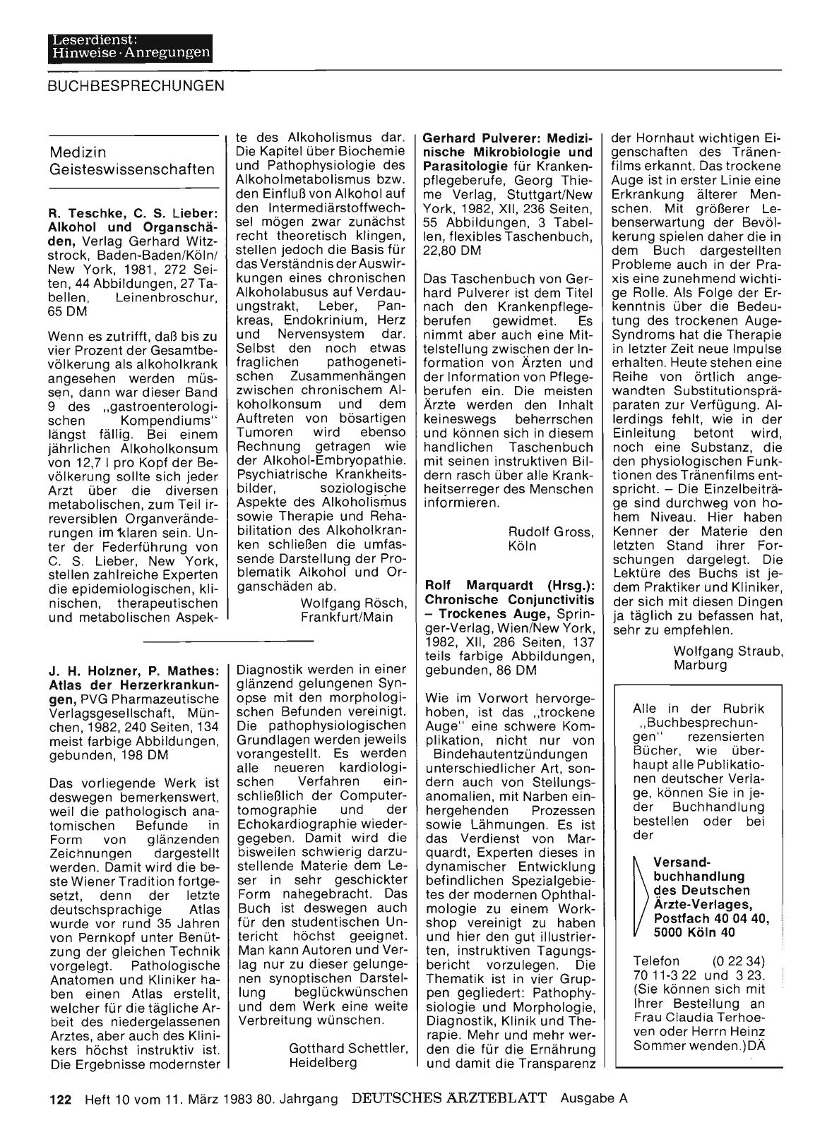 Vorschauseite 1: Medizin — Geisteswissenschaften