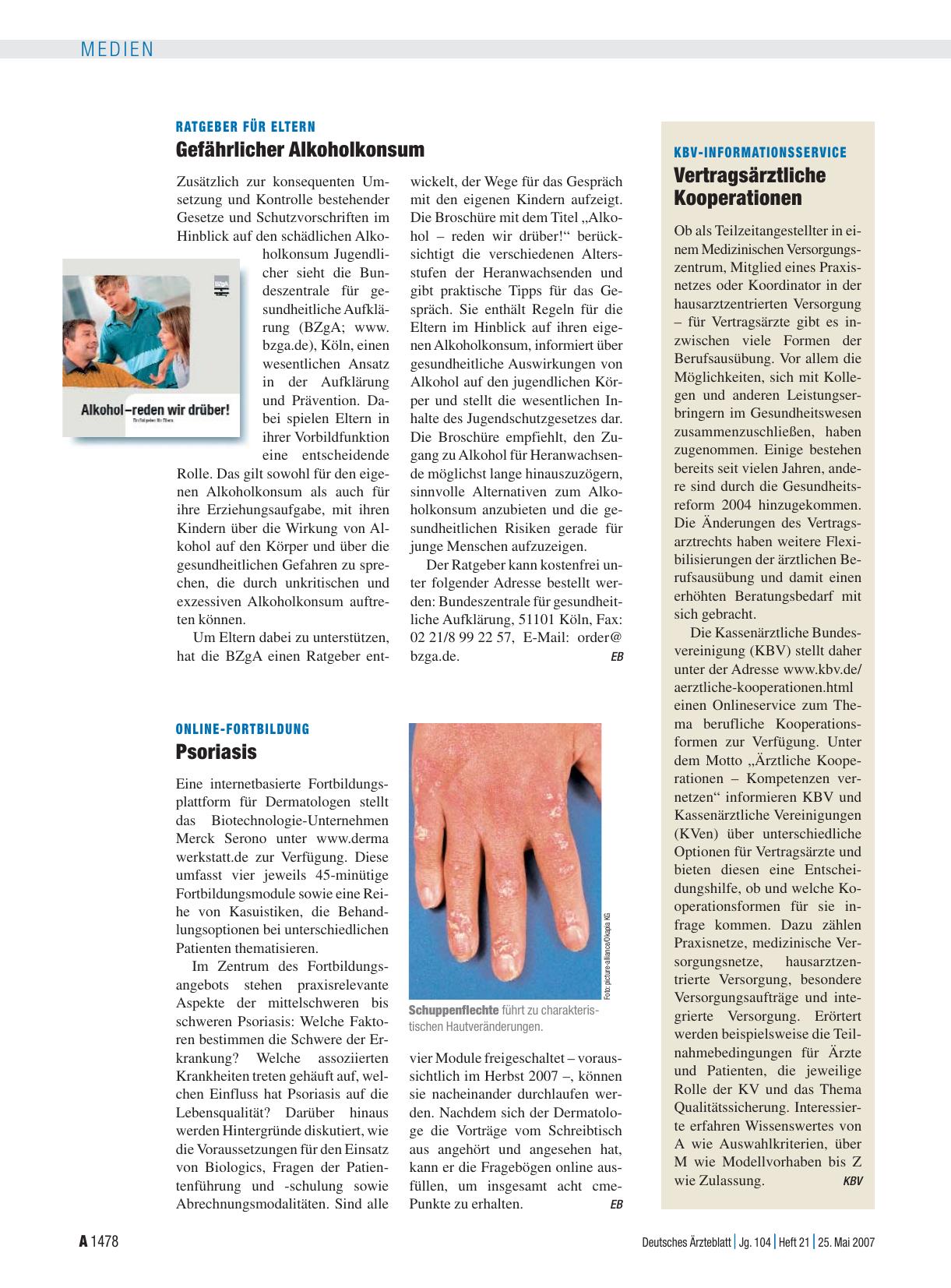 Vorschauseite 1: Online-Fortbildung: Psoriasis