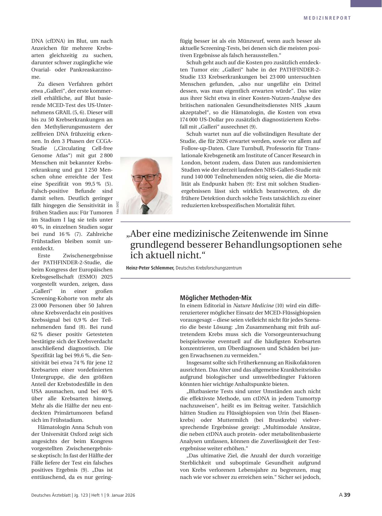 Vorschauseite 2: Krebsmedizin: Wie Technologie die Früherkennung verändert
