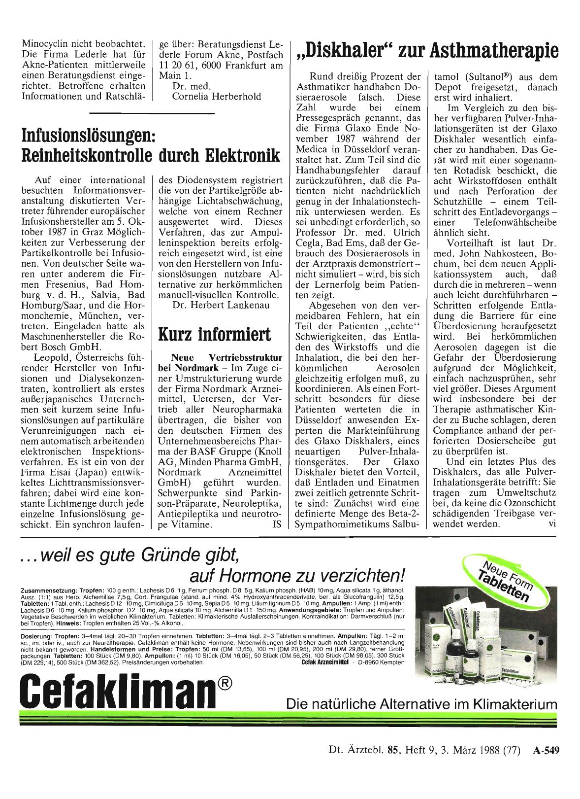 Vorschauseite 1: Kurz informiert