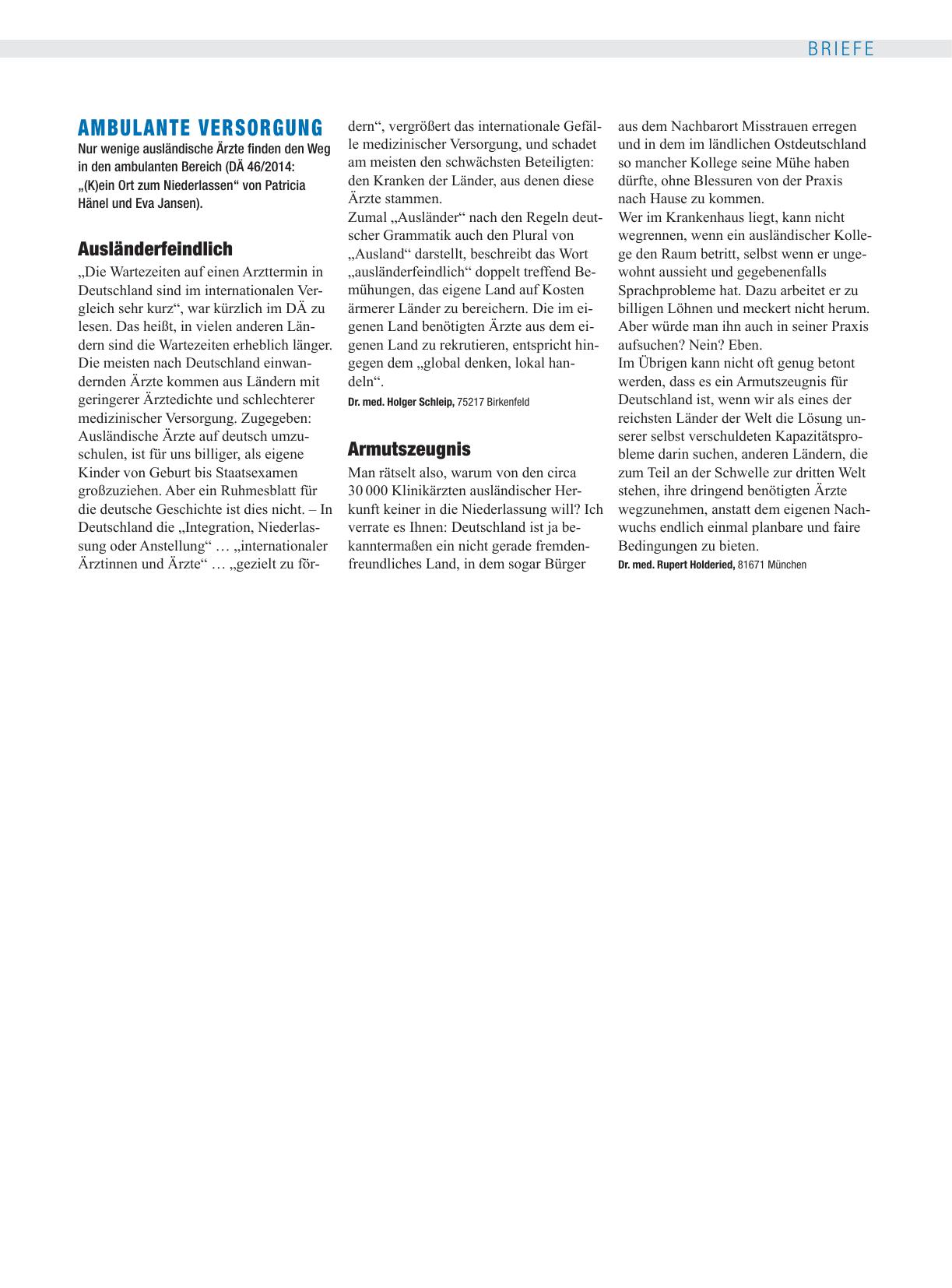 Vorschauseite 1: Ambulante Versorgung: Armutszeugnis