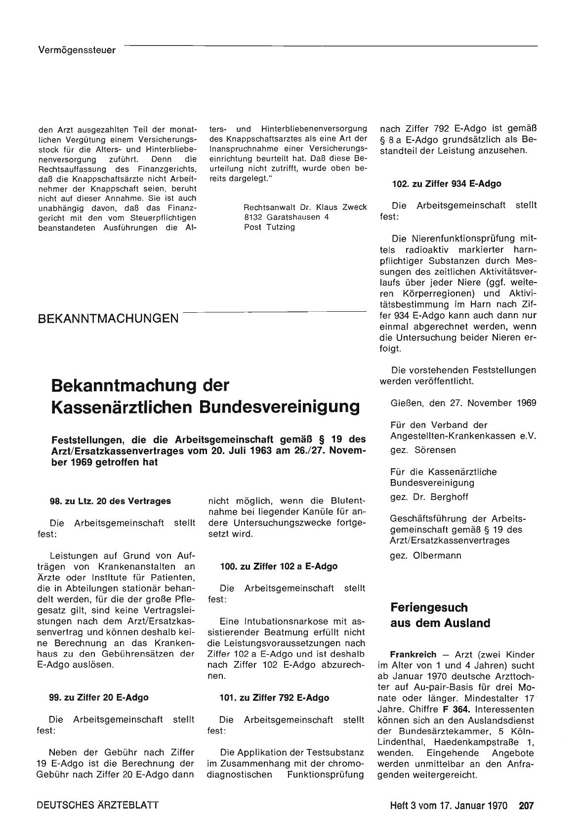 Vorschauseite 1: Feriengesuch aus dem Ausland