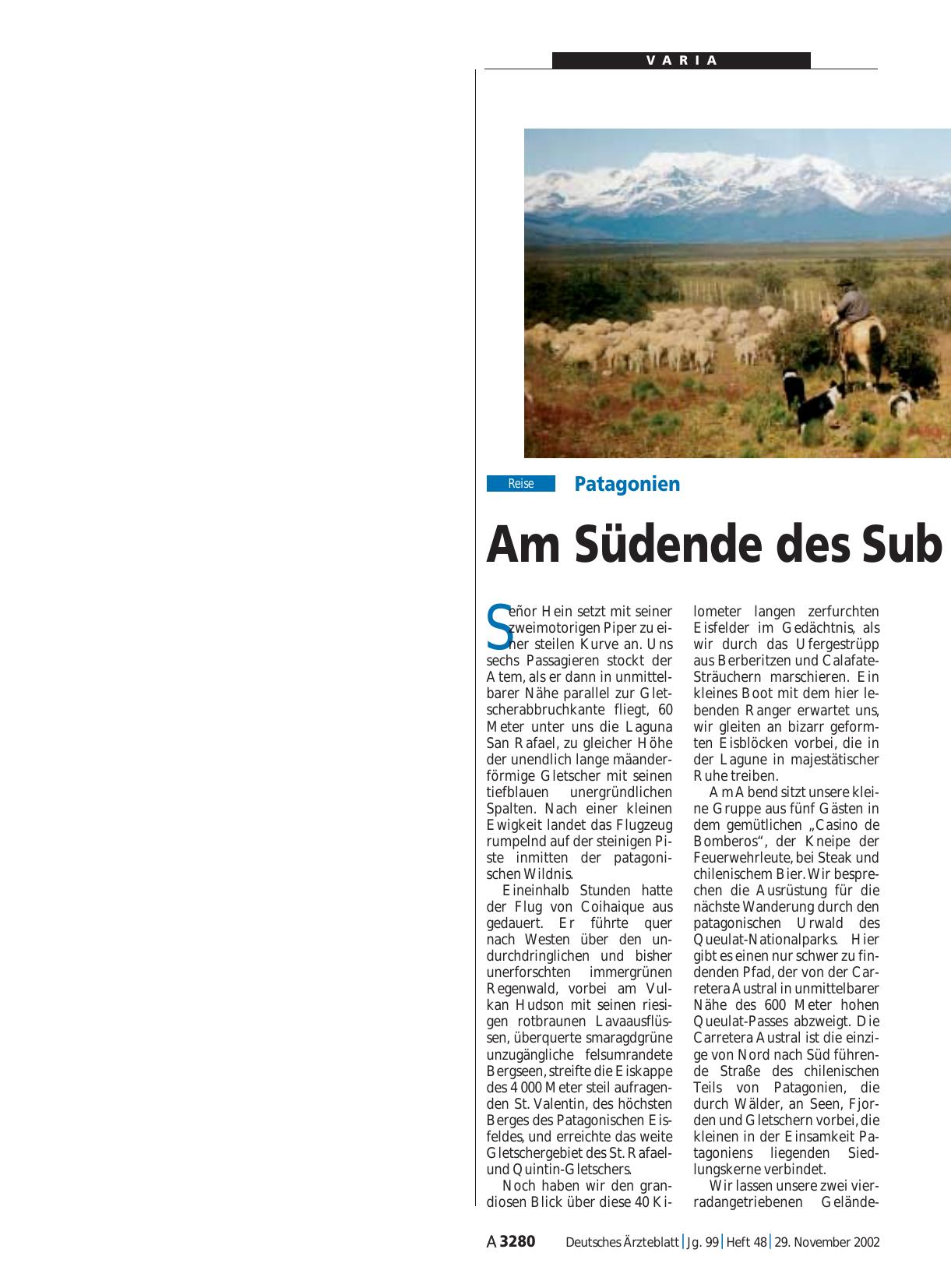 Vorschauseite 1: Patagonien: Am Südende des Subkontinents