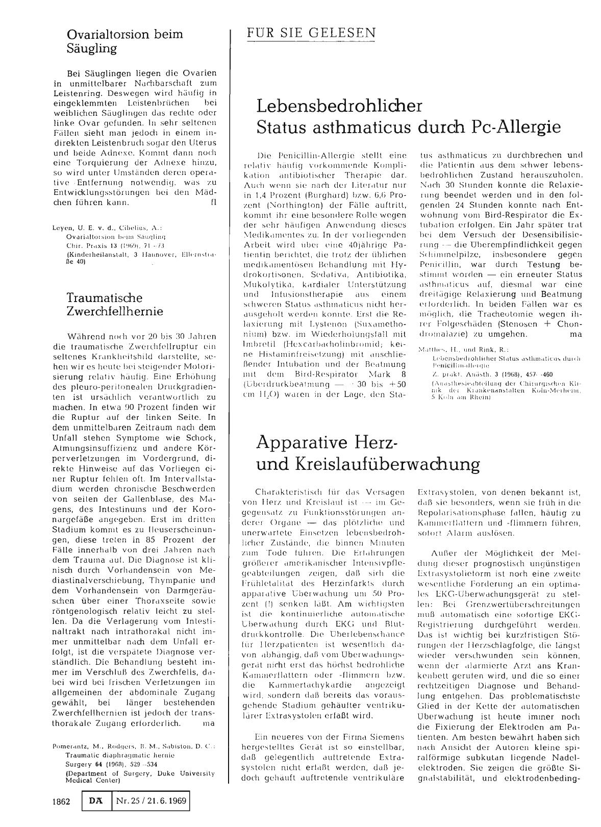 Vorschauseite 1: Ovarialtorsion beim Säugling