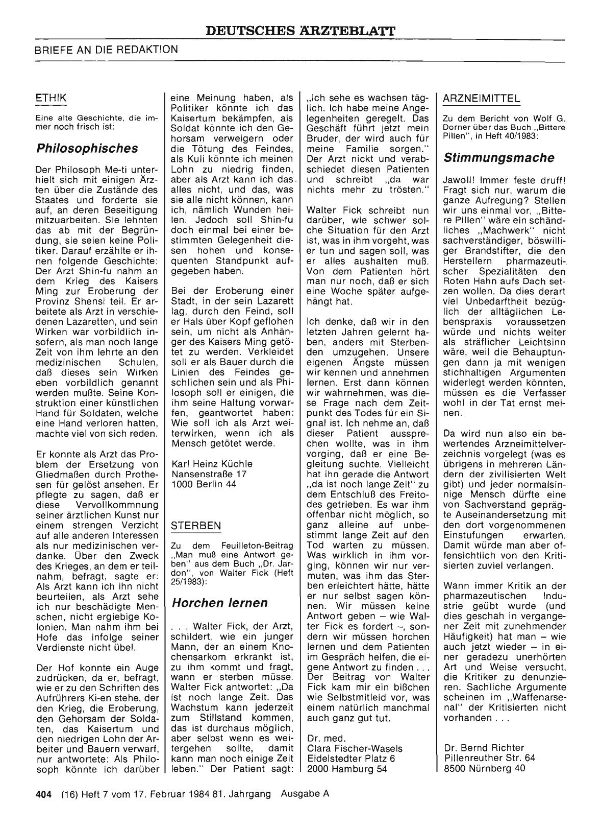 Vorschauseite 1: STERBEN: Horchen lernen