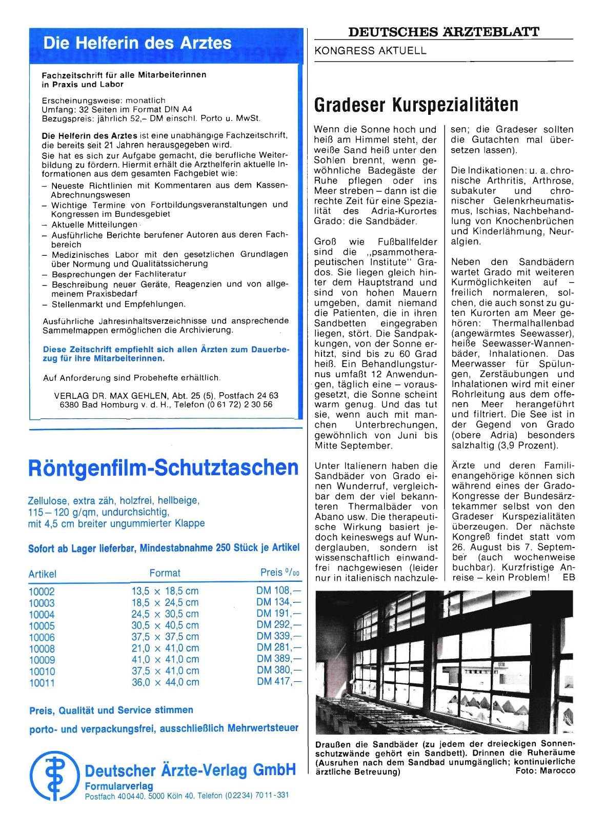 Vorschauseite 1: Gradeser Kurspezialitäten