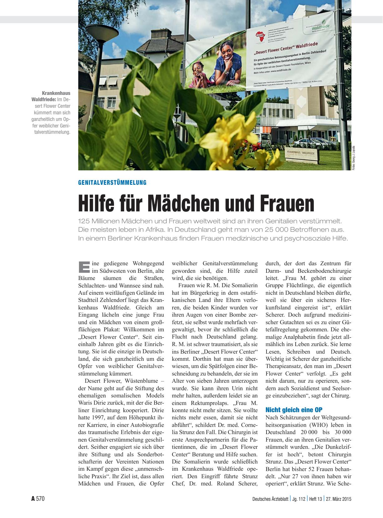 Vorschauseite 1: Genitalverstümmelung: Hilfe für Mädchen und Frauen