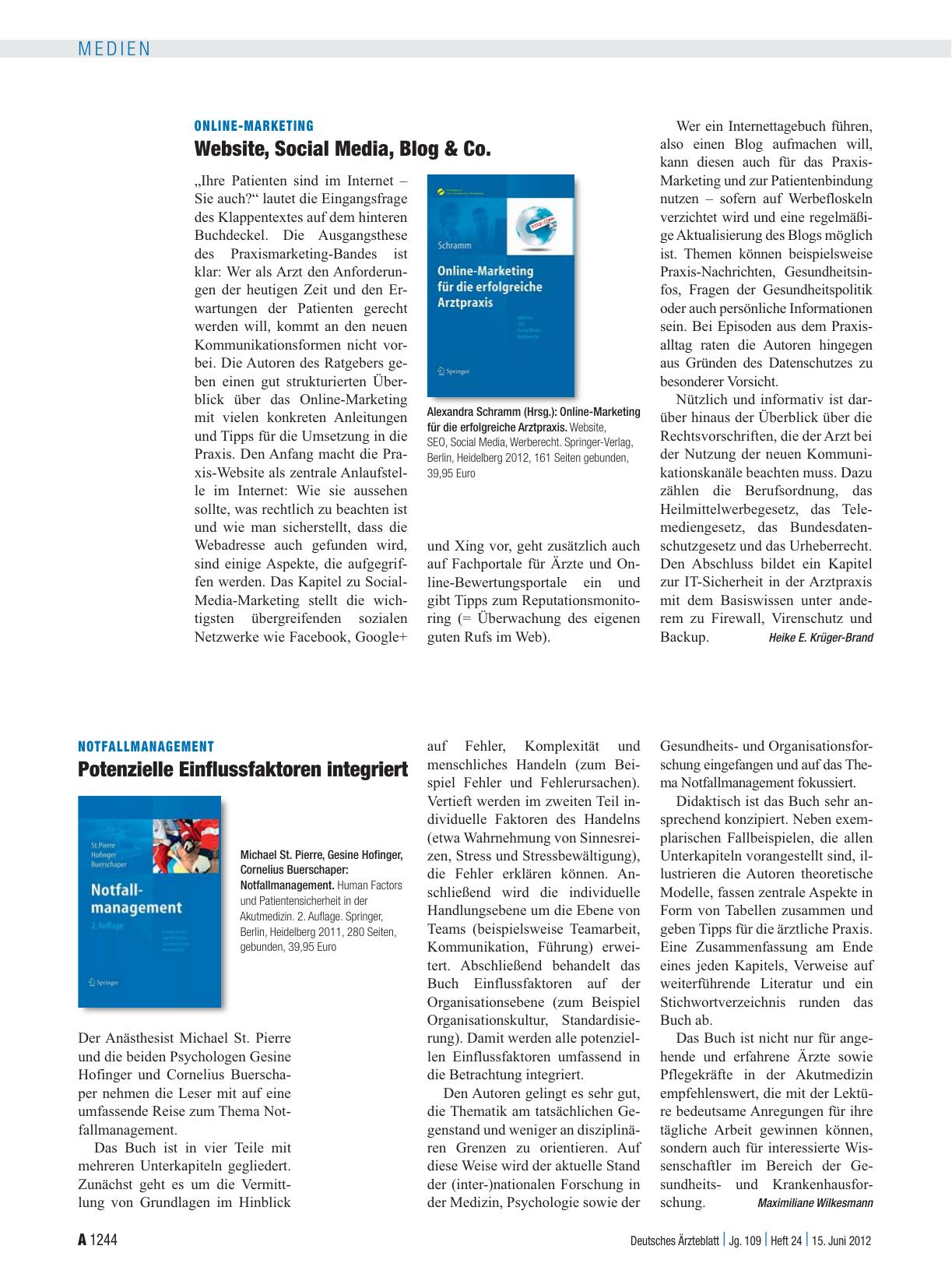 Vorschauseite 1: Online-Marketing: Website, Social Media, Blog & Co.