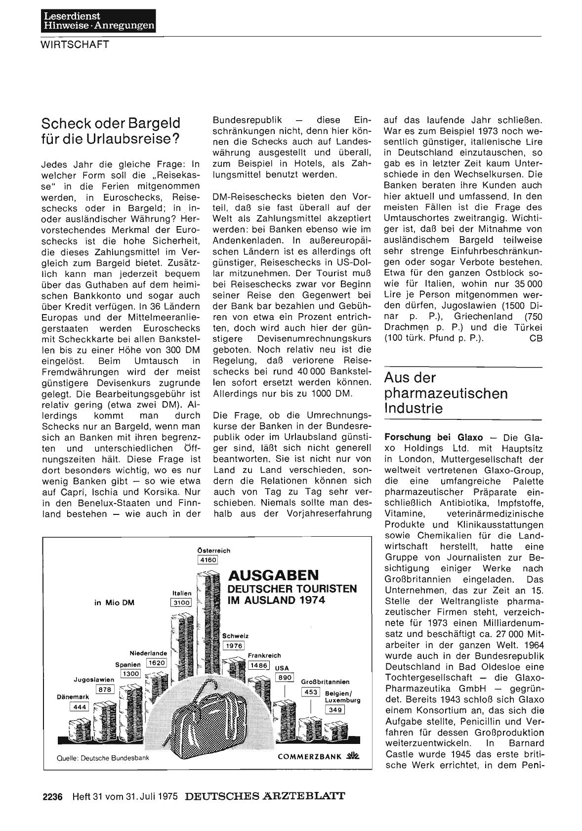 Vorschauseite 1: Forschung bei Glaxo