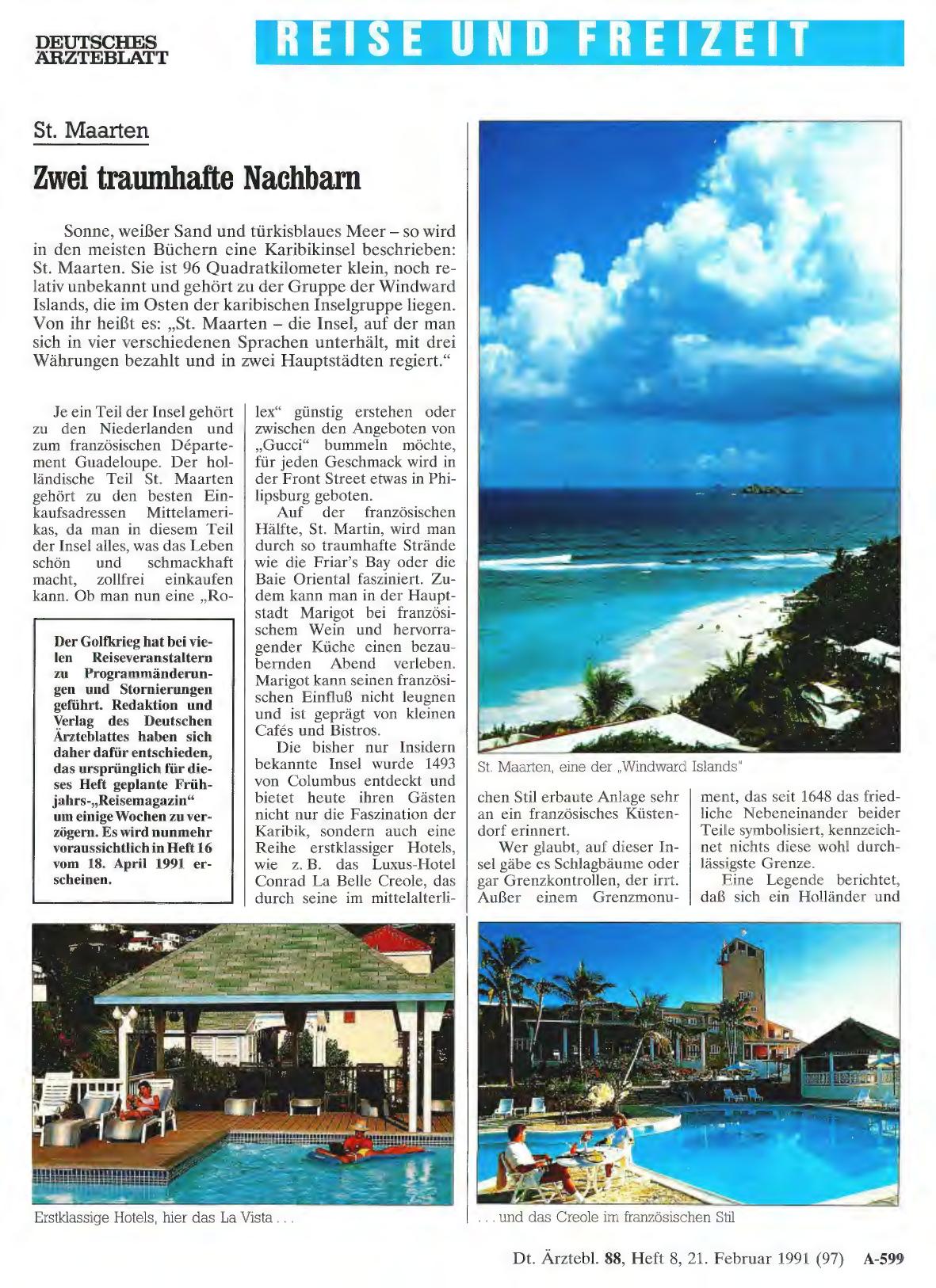 Vorschauseite 1: St. Maarten: Zwei traumhafte Nachbarn