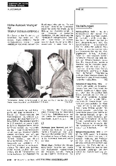 Vorschauseite 1: Walter Jäger