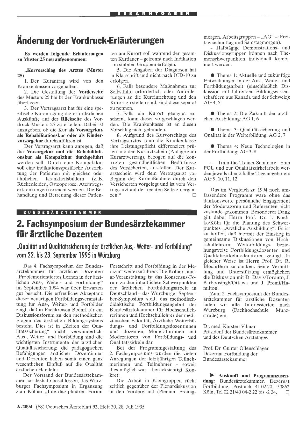 Vorschauseite 1: Änderung der Vordruck-Erläuterungen