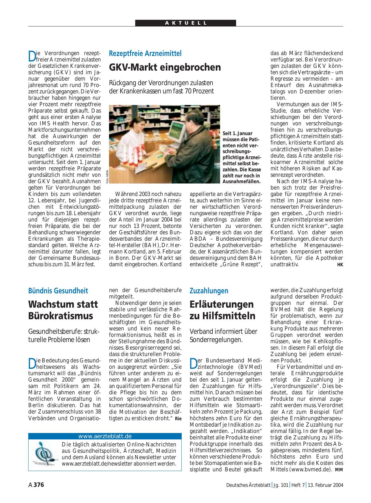 Vorschauseite 1: Zuzahlungen: Erläuterungen zu Hilfsmitteln