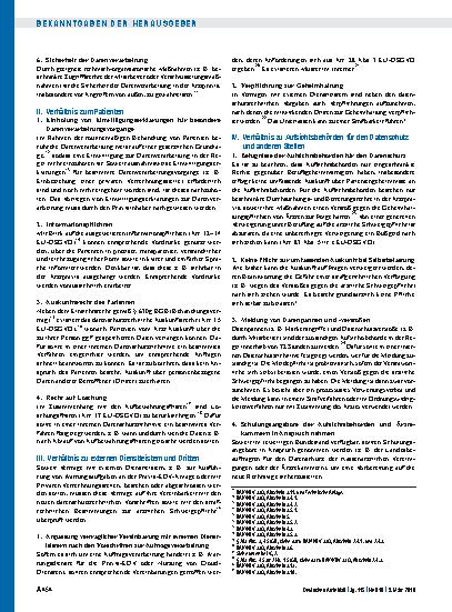 Vorschauseite 2: Datenschutz-Check 2018: Was müssen Arztpraxen angesichts der neuen Vorschriften zum Datenschutz tun?