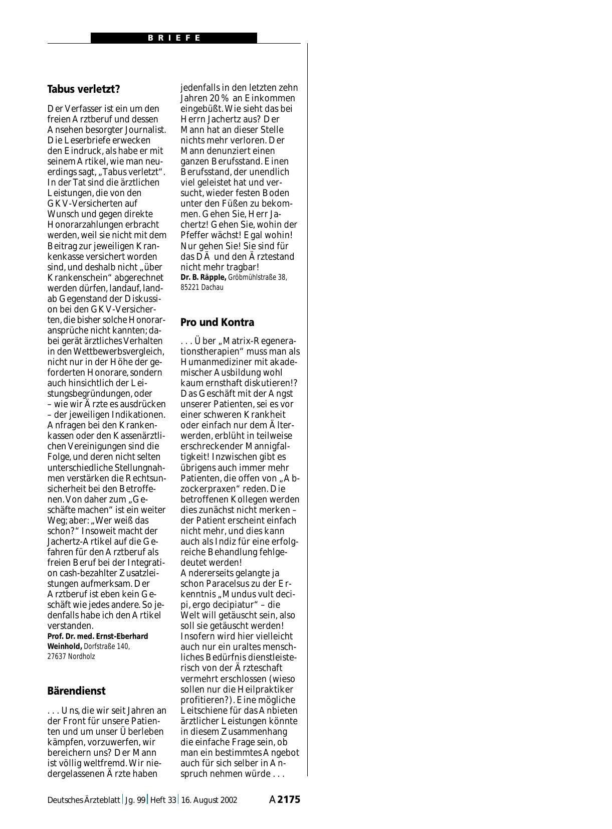 Vorschauseite 1: Arzt und Geschäft: Pro und Kontra