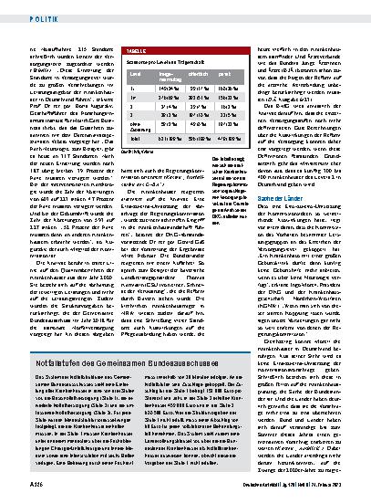 Vorschauseite 2: Krankenhausreform: Aufschrei in den Ländern