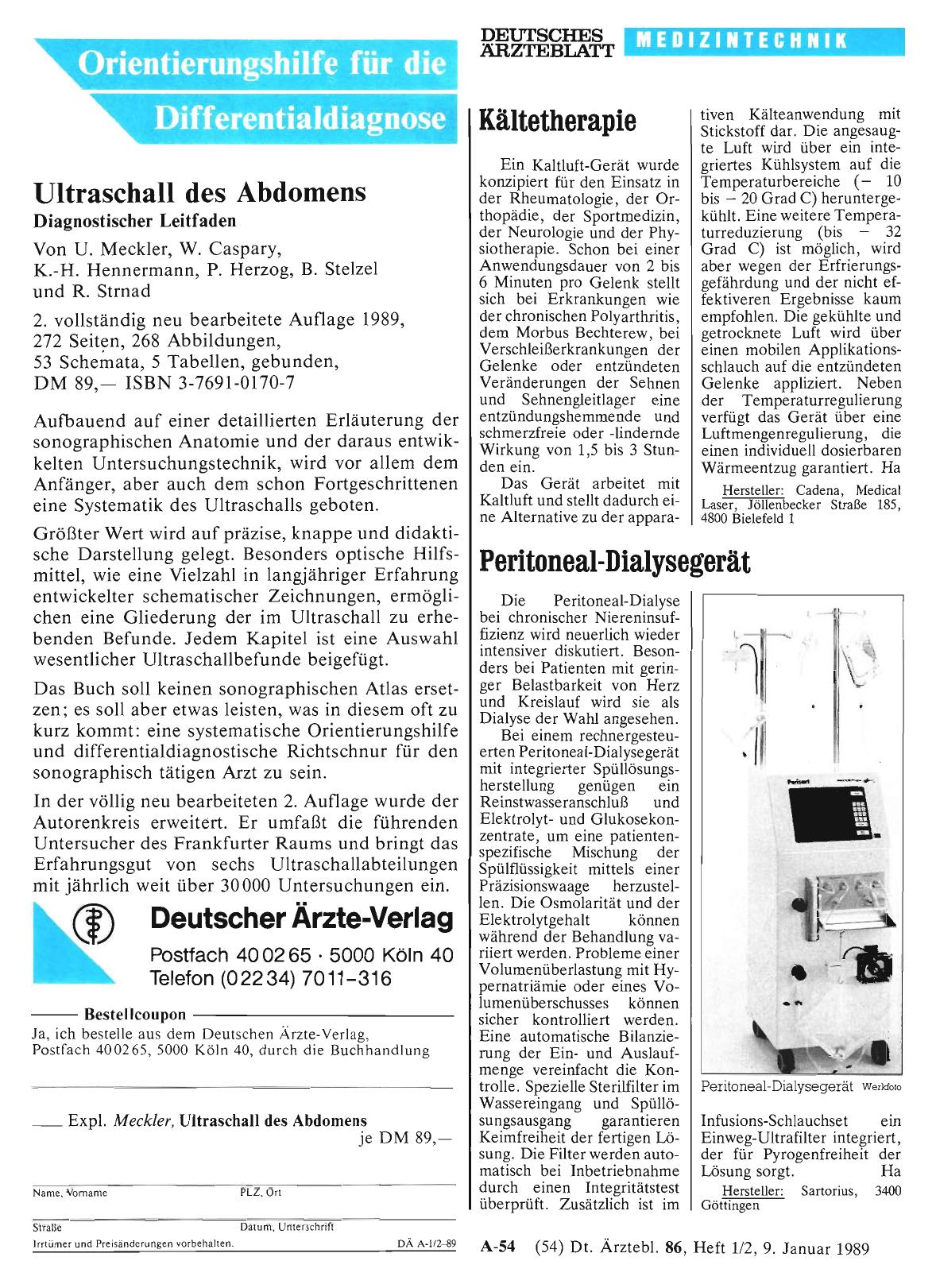 Vorschauseite 1: Kältetherapie
