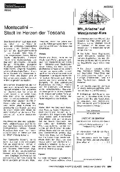 Vorschauseite 1: Montecatini - Stadt im Herzen der Toscana