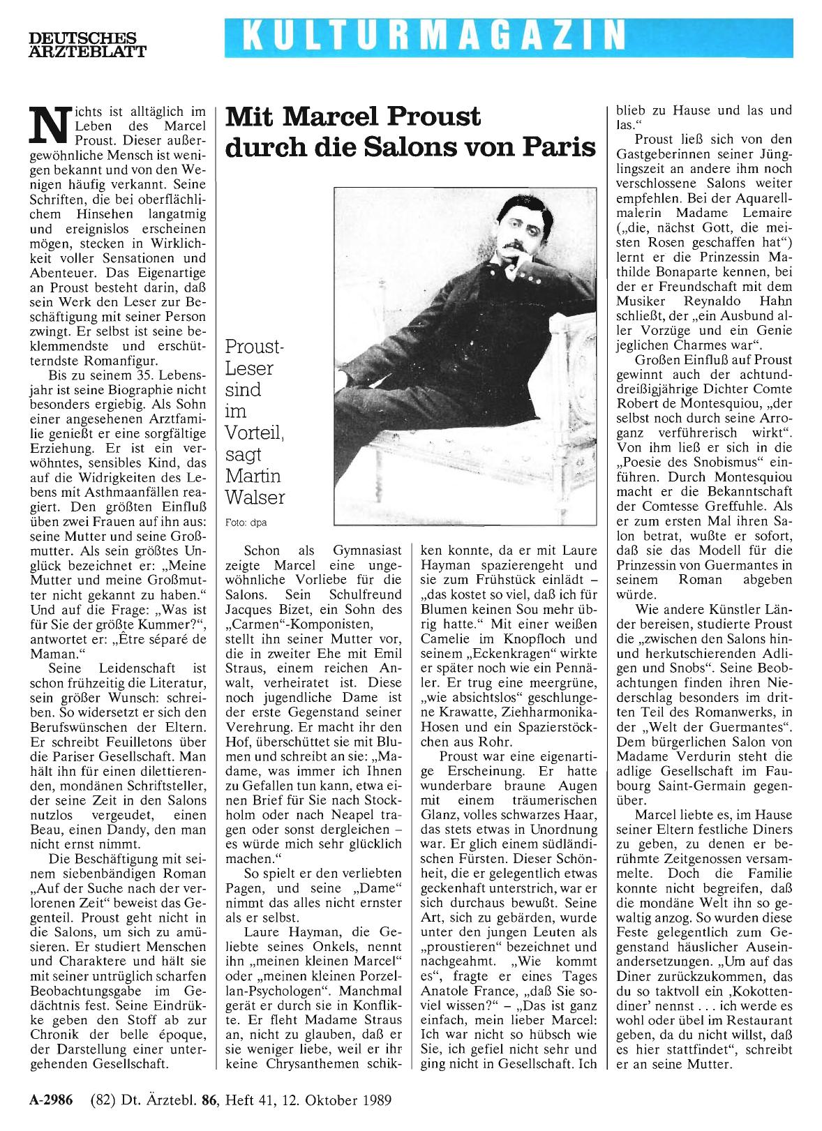 Vorschauseite 1: Mit Marcel Proust durch die Salons von Paris